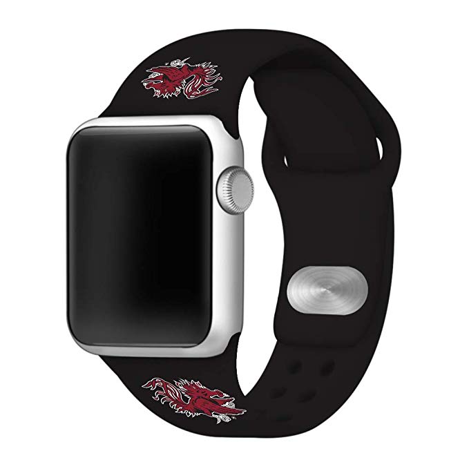 South Carolina Gamecocks Silicone Sport Band for Apple Watch - 38mm